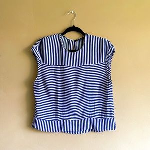 Striped Blue Zara Top